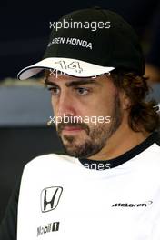 Fernando Alonso (ESP), McLaren Honda  08.10.2015. Formula 1 World Championship, Rd 15, Russian Grand Prix, Sochi Autodrom, Sochi, Russia, Preparation Day.