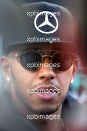 Lewis Hamilton (GBR), Mercedes AMG F1 Team  08.10.2015. Formula 1 World Championship, Rd 15, Russian Grand Prix, Sochi Autodrom, Sochi, Russia, Preparation Day.