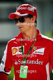 Esteban Gutierrez (MEX) Ferrari Test and Reserve Driver. 08.10.2015. Formula 1 World Championship, Rd 15, Russian Grand Prix, Sochi Autodrom, Sochi, Russia, Preparation Day.
