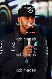 Lewis Hamilton (GBR) Mercedes AMG F1. 08.10.2015. Formula 1 World Championship, Rd 15, Russian Grand Prix, Sochi Autodrom, Sochi, Russia, Preparation Day.