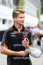 Nico Hulkenberg (GER) Sahara Force India F1. 18.09.2015. Formula 1 World Championship, Rd 13, Singapore Grand Prix, Singapore, Singapore, Practice Day.