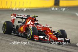 Kimi Raikkonen (FIN), Scuderia Ferrari  18.09.2015. Formula 1 World Championship, Rd 13, Singapore Grand Prix, Singapore, Singapore, Practice Day.