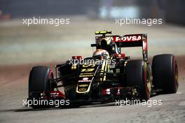 Pastor Maldonado (VEN), Lotus F1 Team  18.09.2015. Formula 1 World Championship, Rd 13, Singapore Grand Prix, Singapore, Singapore, Practice Day.