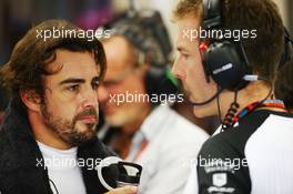 Fernando Alonso (ESP) McLaren. 18.09.2015. Formula 1 World Championship, Rd 13, Singapore Grand Prix, Singapore, Singapore, Practice Day.