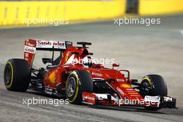 Sebastian Vettel (GER), Scuderia Ferrari  18.09.2015. Formula 1 World Championship, Rd 13, Singapore Grand Prix, Singapore, Singapore, Practice Day.