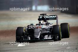 Lewis Hamilton (GBR), Mercedes AMG F1 Team  18.09.2015. Formula 1 World Championship, Rd 13, Singapore Grand Prix, Singapore, Singapore, Practice Day.