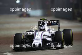 Valtteri Bottas (FIN), Williams F1 Team  18.09.2015. Formula 1 World Championship, Rd 13, Singapore Grand Prix, Singapore, Singapore, Practice Day.