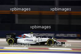 Valtteri Bottas (FIN), Williams F1 Team  18.09.2015. Formula 1 World Championship, Rd 13, Singapore Grand Prix, Singapore, Singapore, Practice Day.