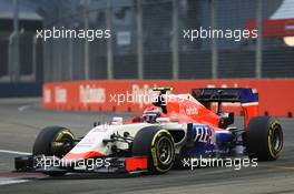 Alexander Rossi (USA) Manor Marussia F1 Team. 18.09.2015. Formula 1 World Championship, Rd 13, Singapore Grand Prix, Singapore, Singapore, Practice Day.