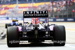 Daniel Ricciardo (AUS) Red Bull Racing RB11. 18.09.2015. Formula 1 World Championship, Rd 13, Singapore Grand Prix, Singapore, Singapore, Practice Day.