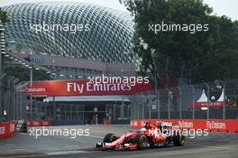 Sebastian Vettel (GER) Ferrari SF15-T. 18.09.2015. Formula 1 World Championship, Rd 13, Singapore Grand Prix, Singapore, Singapore, Practice Day.