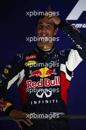 2nd place Daniel Ricciardo (AUS) Red Bull Racing. 20.09.2015. Formula 1 World Championship, Rd 13, Singapore Grand Prix, Singapore, Singapore, Race Day.