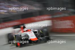 Will Stevens (GBR) Manor Marussia F1 Team. 20.09.2015. Formula 1 World Championship, Rd 13, Singapore Grand Prix, Singapore, Singapore, Race Day.