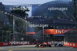 Daniil Kvyat (RUS) Red Bull Racing RB11. 19.09.2015. Formula 1 World Championship, Rd 13, Singapore Grand Prix, Singapore, Singapore, Qualifying Day.