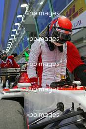 Alexander Rossi (USA) Manor Marussia F1 Team in the pits. 19.09.2015. Formula 1 World Championship, Rd 13, Singapore Grand Prix, Singapore, Singapore, Qualifying Day.