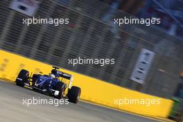 Marcus Ericsson (SWE), Sauber F1 Team  19.09.2015. Formula 1 World Championship, Rd 13, Singapore Grand Prix, Singapore, Singapore, Qualifying Day.