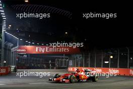 Kimi Raikkonen (FIN), Scuderia Ferrari  19.09.2015. Formula 1 World Championship, Rd 13, Singapore Grand Prix, Singapore, Singapore, Qualifying Day.