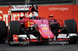 Sebastian Vettel (GER) Ferrari SF15-T. 19.09.2015. Formula 1 World Championship, Rd 13, Singapore Grand Prix, Singapore, Singapore, Qualifying Day.