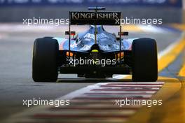 Nico Hulkenberg (GER), Sahara Force India  19.09.2015. Formula 1 World Championship, Rd 13, Singapore Grand Prix, Singapore, Singapore, Qualifying Day.