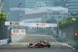 Kimi Raikkonen (FIN) Ferrari SF15-T. 19.09.2015. Formula 1 World Championship, Rd 13, Singapore Grand Prix, Singapore, Singapore, Qualifying Day.