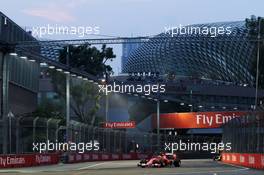 Kimi Raikkonen (FIN) Ferrari SF15-T. 19.09.2015. Formula 1 World Championship, Rd 13, Singapore Grand Prix, Singapore, Singapore, Qualifying Day.