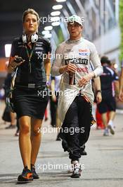 Nico Hulkenberg (GER) Sahara Force India F1. 19.09.2015. Formula 1 World Championship, Rd 13, Singapore Grand Prix, Singapore, Singapore, Qualifying Day.