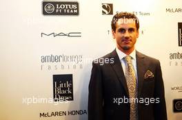 Adrian Sutil (GER) Williams Reserve Driver at the Amber Lounge Fashion Show. 19.09.2015. Formula 1 World Championship, Rd 13, Singapore Grand Prix, Singapore, Singapore, Qualifying Day.