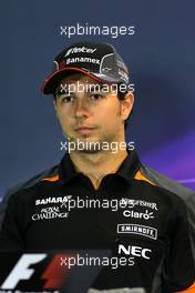 Sergio Perez (MEX), Sahara Force India  17.09.2015. Formula 1 World Championship, Rd 13, Singapore Grand Prix, Singapore, Singapore, Preparation Day.