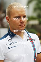Valtteri Bottas (FIN) Williams. 17.09.2015. Formula 1 World Championship, Rd 13, Singapore Grand Prix, Singapore, Singapore, Preparation Day.