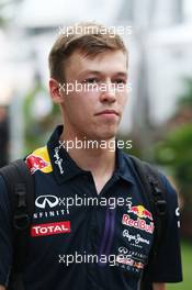Daniil Kvyat (RUS) Red Bull Racing. 17.09.2015. Formula 1 World Championship, Rd 13, Singapore Grand Prix, Singapore, Singapore, Preparation Day.