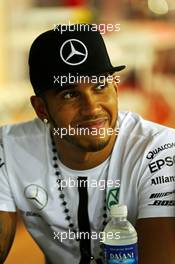 Lewis Hamilton (GBR) Mercedes AMG F1. 17.09.2015. Formula 1 World Championship, Rd 13, Singapore Grand Prix, Singapore, Singapore, Preparation Day.