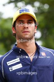 Felipe Nasr (BRA) Sauber F1 Team. 17.09.2015. Formula 1 World Championship, Rd 13, Singapore Grand Prix, Singapore, Singapore, Preparation Day.