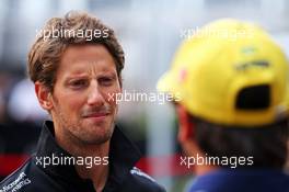 Romain Grosjean (FRA) Lotus F1 Team. 17.09.2015. Formula 1 World Championship, Rd 13, Singapore Grand Prix, Singapore, Singapore, Preparation Day.