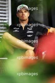 Nico Hulkenberg (GER) Sahara Force India F1. 17.09.2015. Formula 1 World Championship, Rd 13, Singapore Grand Prix, Singapore, Singapore, Preparation Day.