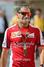 Marc Gene (ESP) Ferrari Test Driver. 27.11.2015. Formula 1 World Championship, Rd 19, Abu Dhabi Grand Prix, Yas Marina Circuit, Abu Dhabi, Practice Day.