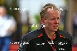 Andrew Green (GBR) Sahara Force India F1 Team Technical Director. 27.11.2015. Formula 1 World Championship, Rd 19, Abu Dhabi Grand Prix, Yas Marina Circuit, Abu Dhabi, Practice Day.