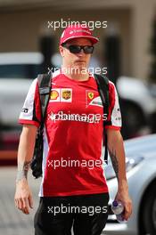Kimi Raikkonen (FIN) Ferrari. 27.11.2015. Formula 1 World Championship, Rd 19, Abu Dhabi Grand Prix, Yas Marina Circuit, Abu Dhabi, Practice Day.