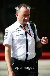 Paddy Lowe (GBR) Mercedes AMG F1 Executive Director (Technical). 27.11.2015. Formula 1 World Championship, Rd 19, Abu Dhabi Grand Prix, Yas Marina Circuit, Abu Dhabi, Practice Day.