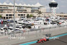 Kimi Raikkonen (FIN) Ferrari SF15-T. 27.11.2015. Formula 1 World Championship, Rd 19, Abu Dhabi Grand Prix, Yas Marina Circuit, Abu Dhabi, Practice Day.