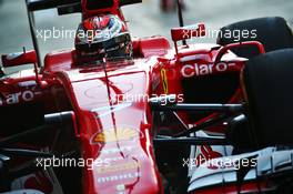 Kimi Raikkonen (FIN) Ferrari SF15-T. 27.11.2015. Formula 1 World Championship, Rd 19, Abu Dhabi Grand Prix, Yas Marina Circuit, Abu Dhabi, Practice Day.