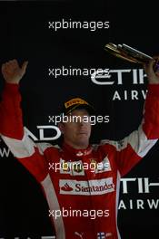 3rd place Kimi Raikkonen (FIN) Ferrari SF15-T. 29.11.2015. Formula 1 World Championship, Rd 19, Abu Dhabi Grand Prix, Yas Marina Circuit, Abu Dhabi, Race Day.