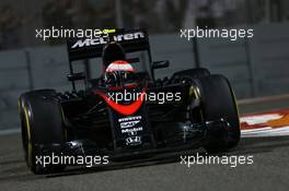 Jenson Button (GBR) McLaren MP4-30. 29.11.2015. Formula 1 World Championship, Rd 19, Abu Dhabi Grand Prix, Yas Marina Circuit, Abu Dhabi, Race Day.