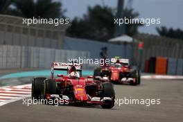 Sebastian Vettel (GER), Scuderia Ferrari  29.11.2015. Formula 1 World Championship, Rd 19, Abu Dhabi Grand Prix, Yas Marina Circuit, Abu Dhabi, Race Day.