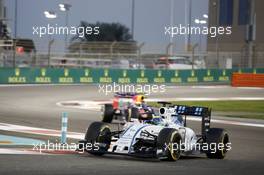 Felipe Massa (BRA) Williams FW37. 29.11.2015. Formula 1 World Championship, Rd 19, Abu Dhabi Grand Prix, Yas Marina Circuit, Abu Dhabi, Race Day.