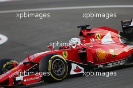 Sebastian Vettel (GER) Ferrari SF15-T. 28.11.2015. Formula 1 World Championship, Rd 19, Abu Dhabi Grand Prix, Yas Marina Circuit, Abu Dhabi, Qualifying Day.