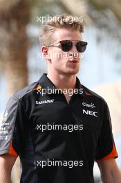 Nico Hulkenberg (GER) Sahara Force India F1. 28.11.2015. Formula 1 World Championship, Rd 19, Abu Dhabi Grand Prix, Yas Marina Circuit, Abu Dhabi, Qualifying Day.