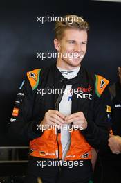 Nico Hulkenberg (GER) Sahara Force India F1. 28.11.2015. Formula 1 World Championship, Rd 19, Abu Dhabi Grand Prix, Yas Marina Circuit, Abu Dhabi, Qualifying Day.