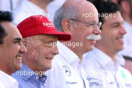 Niki Lauda (AUT), Mercedes GP  29.11.2015. Formula 1 World Championship, Rd 19, Abu Dhabi Grand Prix, Yas Marina Circuit, Abu Dhabi, Race Day.