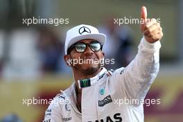 Lewis Hamilton (GBR), Mercedes AMG F1 Team  29.11.2015. Formula 1 World Championship, Rd 19, Abu Dhabi Grand Prix, Yas Marina Circuit, Abu Dhabi, Race Day.