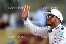 Lewis Hamilton (GBR), Mercedes AMG F1 Team  29.11.2015. Formula 1 World Championship, Rd 19, Abu Dhabi Grand Prix, Yas Marina Circuit, Abu Dhabi, Race Day.